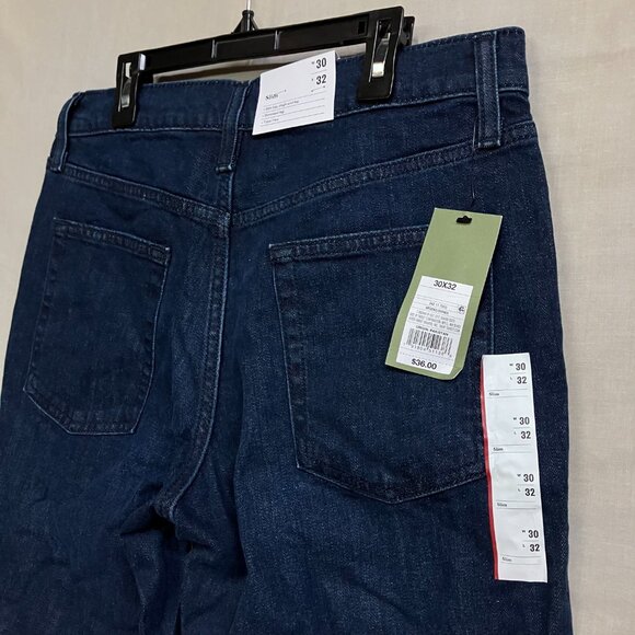 Goodfellow & Co Men's 30x32 Brooks Mid Rise Heavyweight Slim Fit Leg Full Jeans - Picture 12 of 15